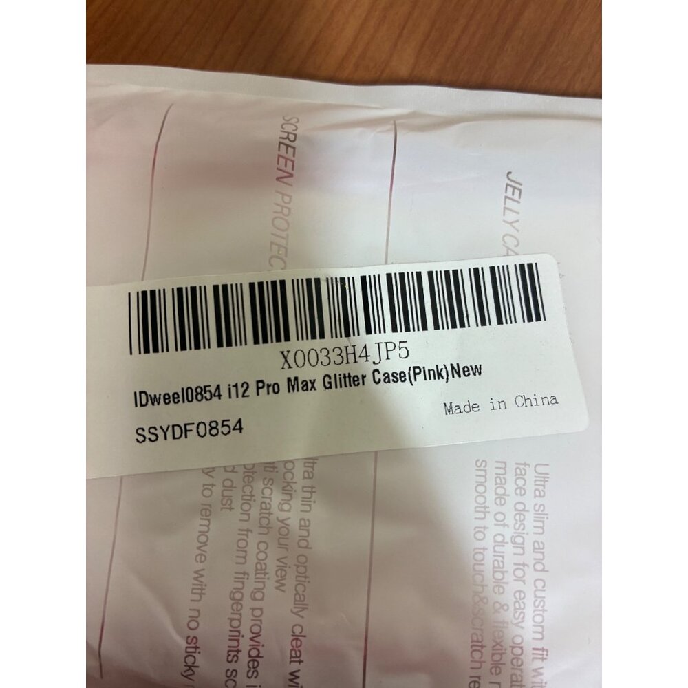 Cell Phone Case for iPhone 12 Pro Max Glitter Case Pink - Picture 4 of 8